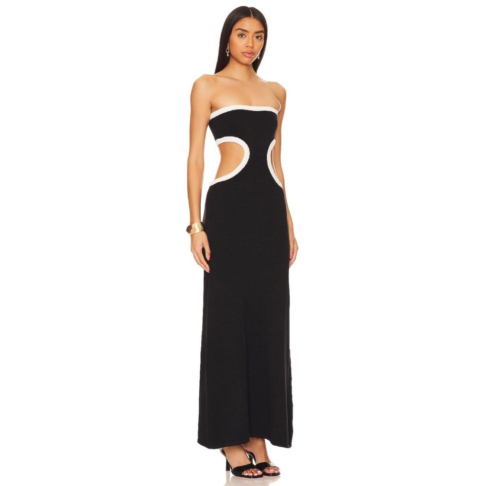 CIN CIN Empire Dress in Black Strapless - Picture 2 of 3